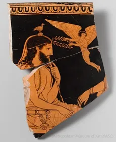 SKYPHOS, FRAGMENT (ATHENIAN, RED-FIGURE)
