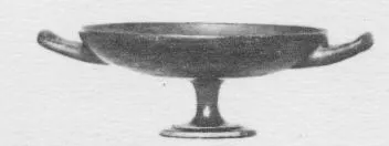 CUP (ATHENIAN, BLACK GLAZE)