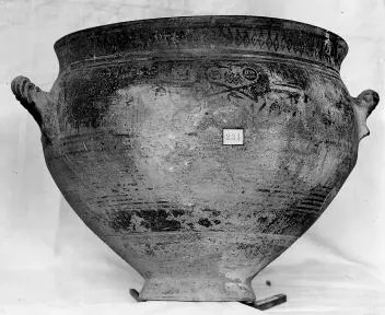 KRATER (ARGIVE GEOMETRIC, SILHOUETTE)