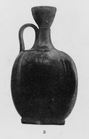LEKYTHOS, SQUAT (CALENIAN, BLACK GLAZE)