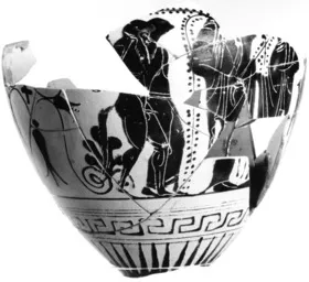 AMPHORA, NECK, FRAGMENTS (ATHENIAN, BLACK-FIGURE)