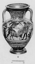 AMPHORA, NECK (ATHENIAN, BLACK-FIGURE)