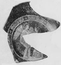 CUP, FRAGMENT (ETRUSCAN, RED-FIGURE)