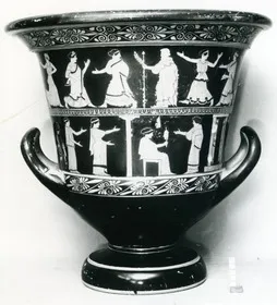 KRATER, CALYX (ATHENIAN, RED-FIGURE)