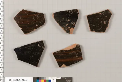 Terracotta fragments of amphorae (jars)