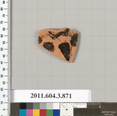 Terracotta fragment of a lekythos (oil flask)