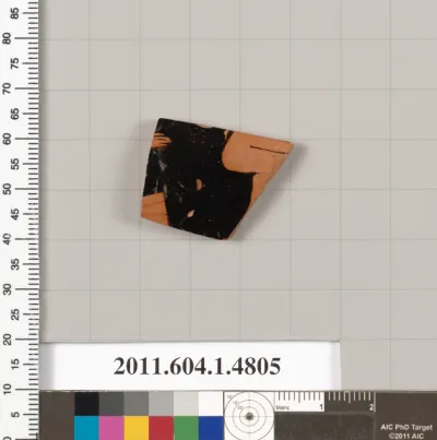 Terracotta fragment of a kylix (drinking cup)