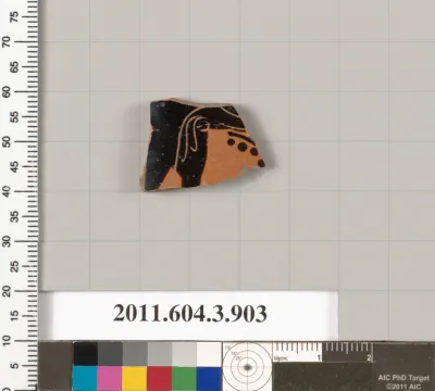 Terracotta fragment of a lekythos (oil flask)