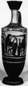 LEKYTHOS (ATHENIAN, BLACK-FIGURE)