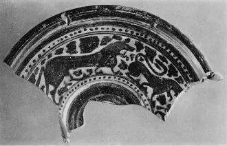 PLATE (ETRUSCO-CORINTHIAN, SILHOUETTE)