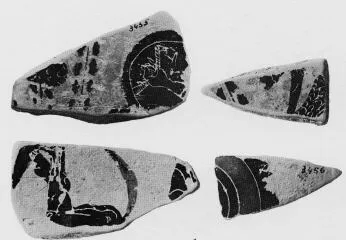 CUP, FRAGMENTS (ATHENIAN, BLACK-FIGURE)