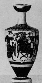 LEKYTHOS (ATHENIAN, BLACK-FIGURE)