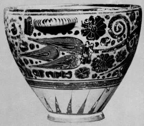 SKYPHOS (CORINTHIAN, BLACK-FIGURE)