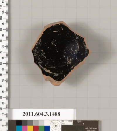 Terracotta fragment of a skyphos (deep drinking cup)