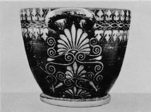 SKYPHOS (BOEOTIAN, BLACK GLAZE)