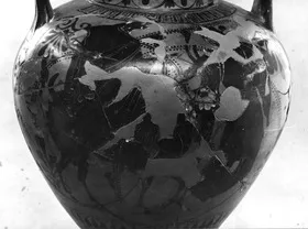 AMPHORA, NECK (ATHENIAN, BLACK-FIGURE)