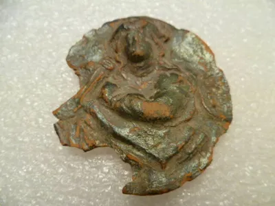 coupe  ; médaillon de vase