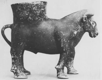 FIGURE VASE (BOEOTIAN)