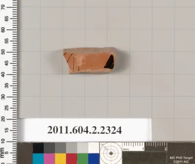 Terracotta fragment of a skyphos (deep drinking cup)?