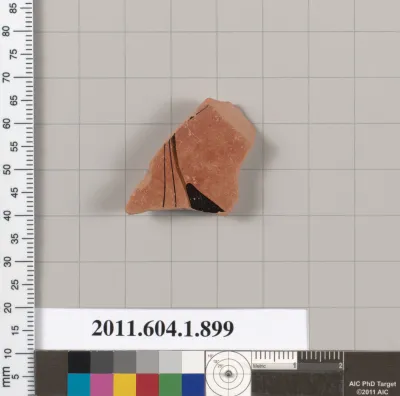 Terracotta fragment of a kylix (drinking cup)