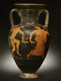 AMPHORA, NECK (ATHENIAN, RED-FIGURE)