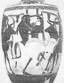 LEKYTHOS (ATHENIAN, BLACK-FIGURE)