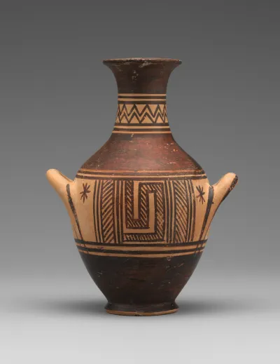 Small terracotta amphora (jar)