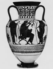 AMPHORA, NECK (ATHENIAN, BLACK-FIGURE)