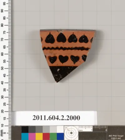 Terracotta fragment of a plate