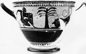 SKYPHOS (ATHENIAN, BLACK-FIGURE)