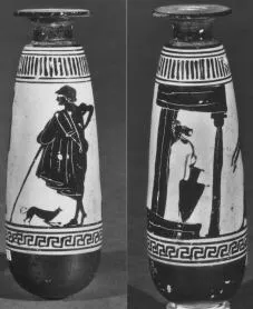 ALABASTRON (ATHENIAN, BLACK-FIGURE)