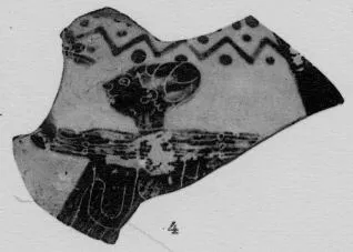 AMPHORA, BELLY, FRAGMENT (ITALIOTE, BLACK-FIGURE)