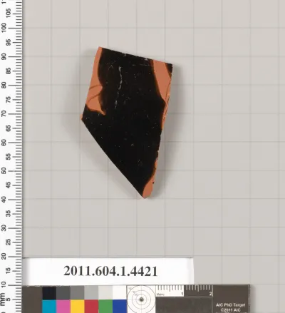 Terracotta fragment of a kylix (drinking cup)