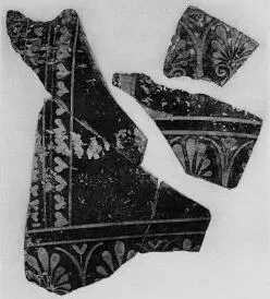 AMPHORA, BELLY, FRAGMENTS (ETRUSCAN, PSEUDO RED-FIGURE)