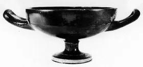 CUP (ATHENIAN, BLACK GLAZE)