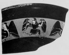 CUP, LITTLE MASTER BAND, FRAGMENT (ATHENIAN, BLACK-FIGURE)
