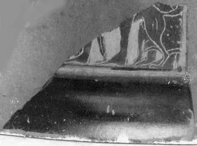 PYXIS, FRAGMENT (ATHENIAN, BLACK-FIGURE)