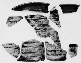 AMPHORA, NECK, FRAGMENTS (ATHENIAN GEOMETRIC)