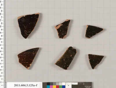 Terracotta fragments of amphorae (jars)