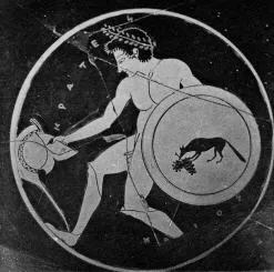 CUP, FRAGMENT (ATHENIAN, RED-FIGURE)