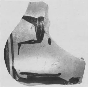 LEKYTHOS, FRAGMENT (ATHENIAN, BLACK-FIGURE)