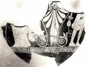 KRATER, VOLUTE, FRAGMENT (ATHENIAN, RED-FIGURE)