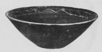 BOWL (ETRUSCAN, BLACK GLAZE)