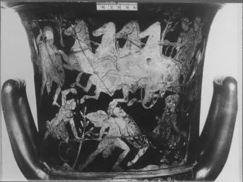 KRATER, CALYX (ATHENIAN, RED-FIGURE)