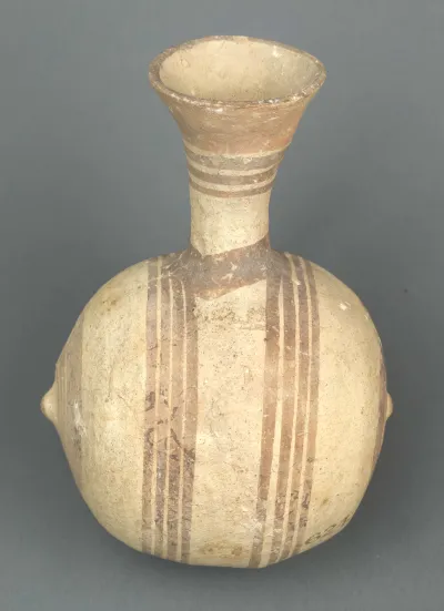 Jug, barrel-shaped