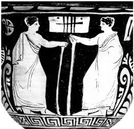 KRATER, BELL (SOUTH ITALIAN, APULIAN, RED-FIGURE)