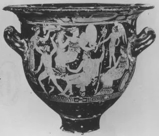 KRATER, BELL (ATHENIAN, RED-FIGURE)