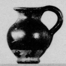 OINOCHOE (ETRUSCAN, BLACK GLAZE)