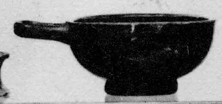 CUP, ONE-HANDLED (ATHENIAN, BLACK GLAZE)