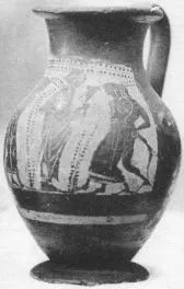 OLPE (ATHENIAN, BLACK-FIGURE)